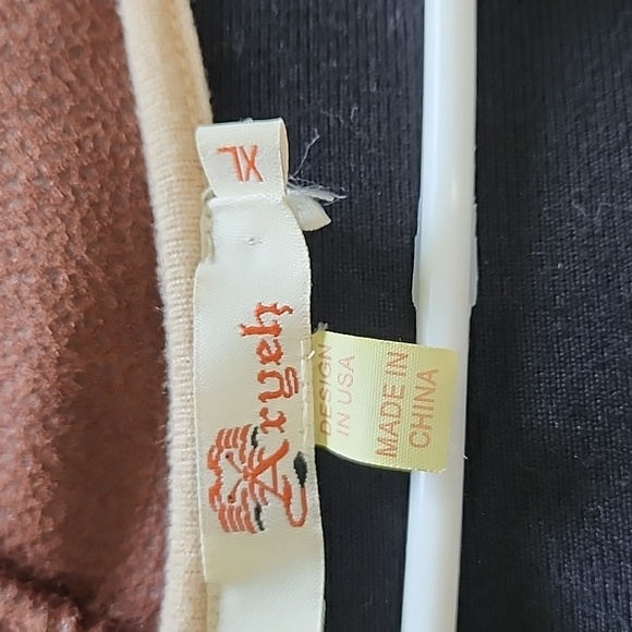 Aryeh Tan Printed  Knit Dress~XL - Picture 6 of 7